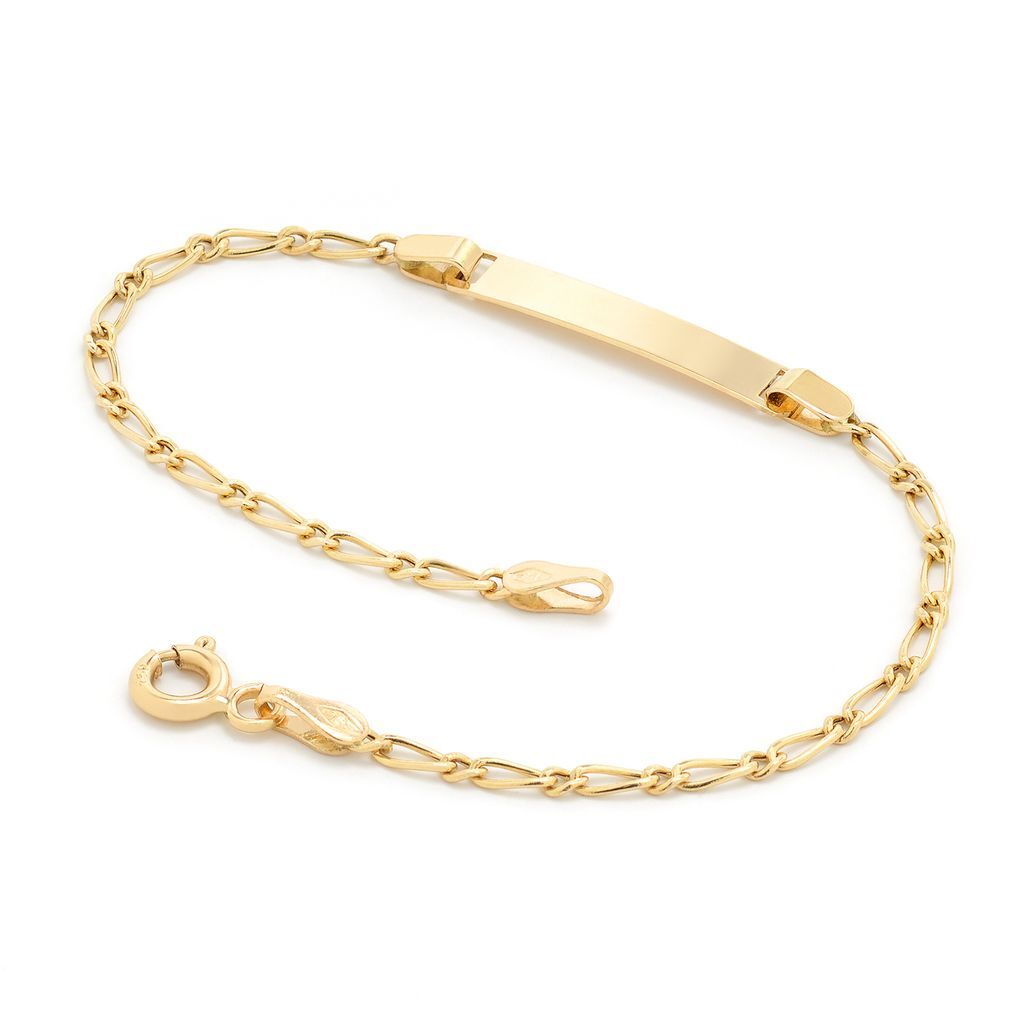18KT Yellow Gold Baby ID Bracelet