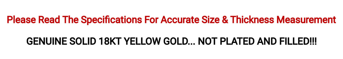 18KT Yellow Gold Cable Chain