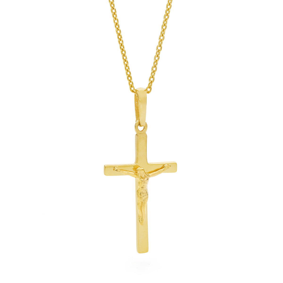 18KT Yellow Gold Cross Pendant