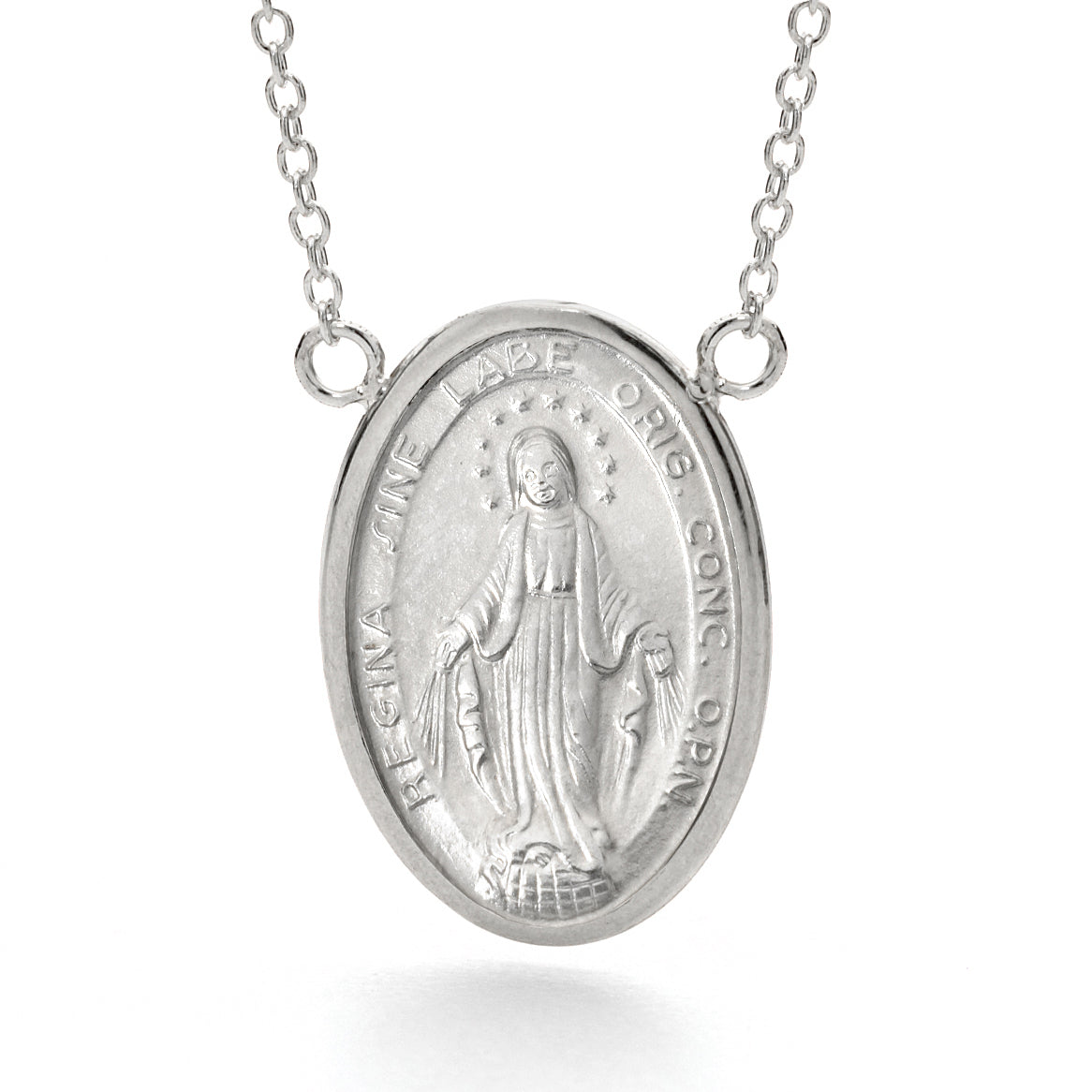 18KT White Gold Lady of Miraculous Necklace