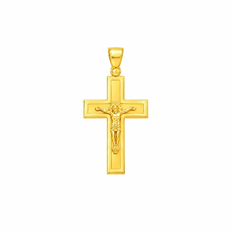 18KT Yellow Gold Cross Pendant