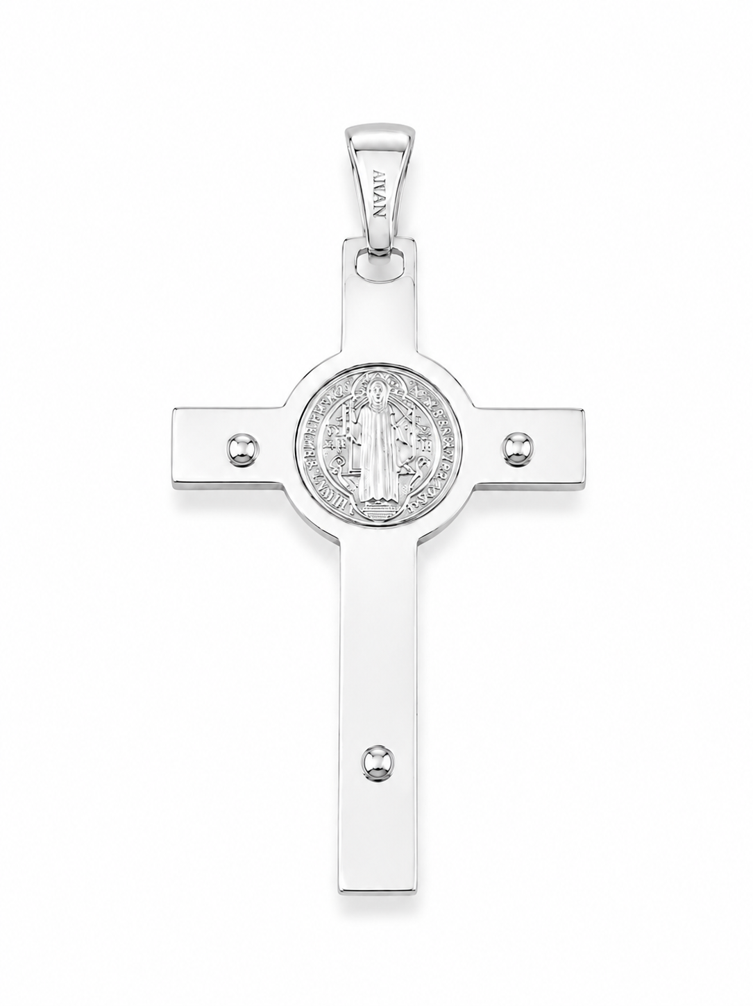 Sterling Silver St Benedict Cross Pendant