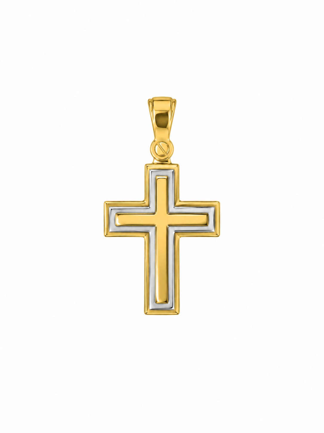 9KT Yellow Gold Cross Pendant