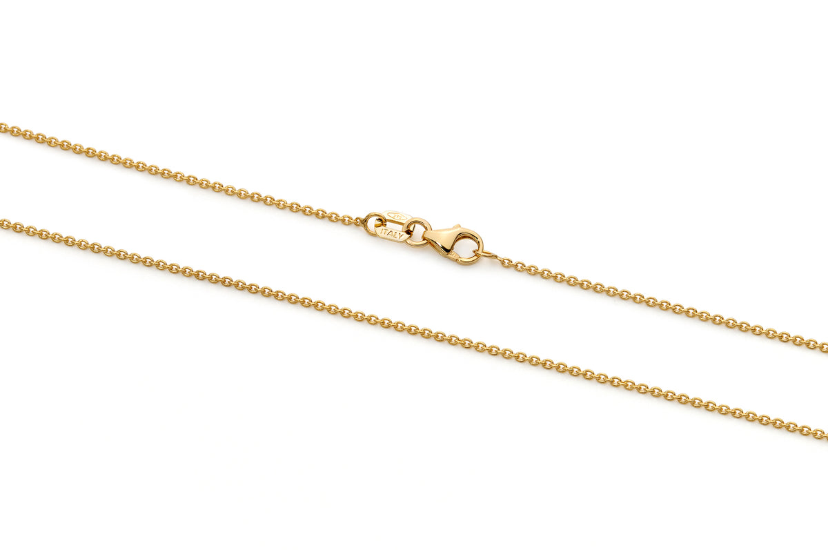 9KT Yellow Gold Trace Chain