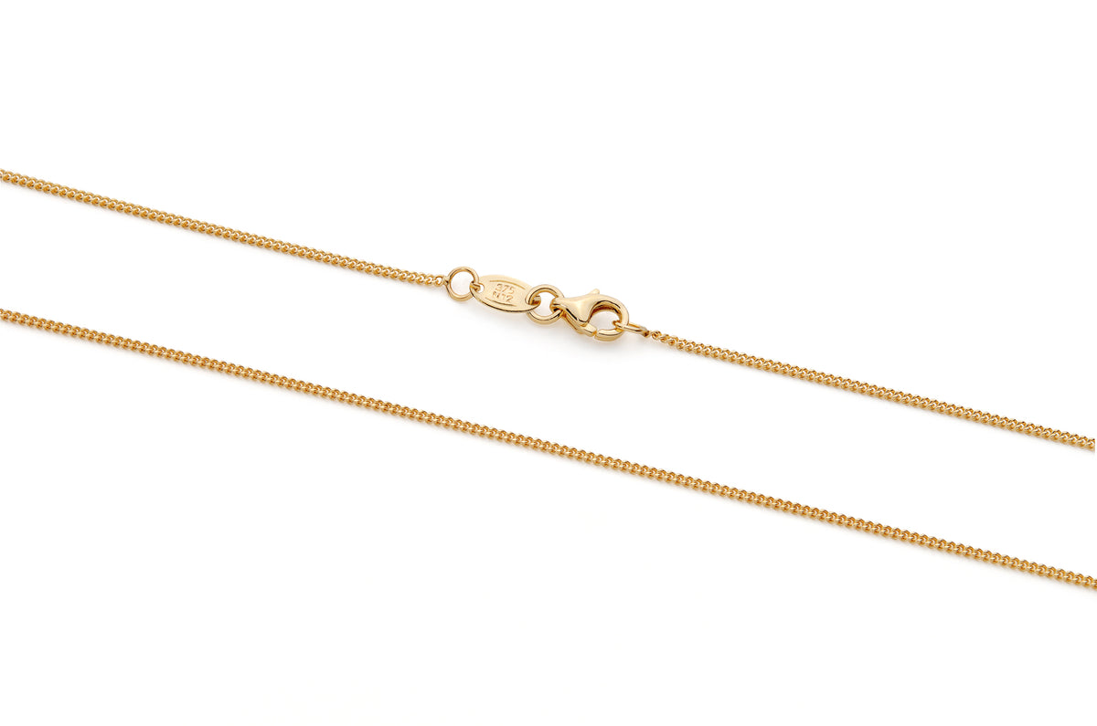 9KT Yellow Gold Curb Chain