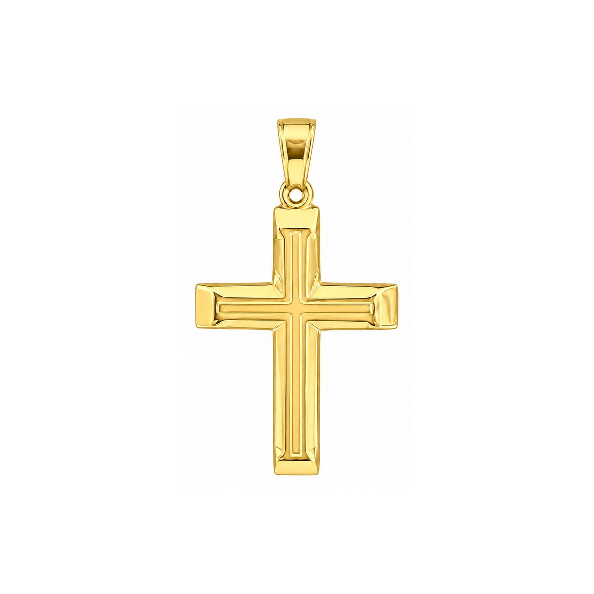 9KT Yellow Gold Cross Pendant