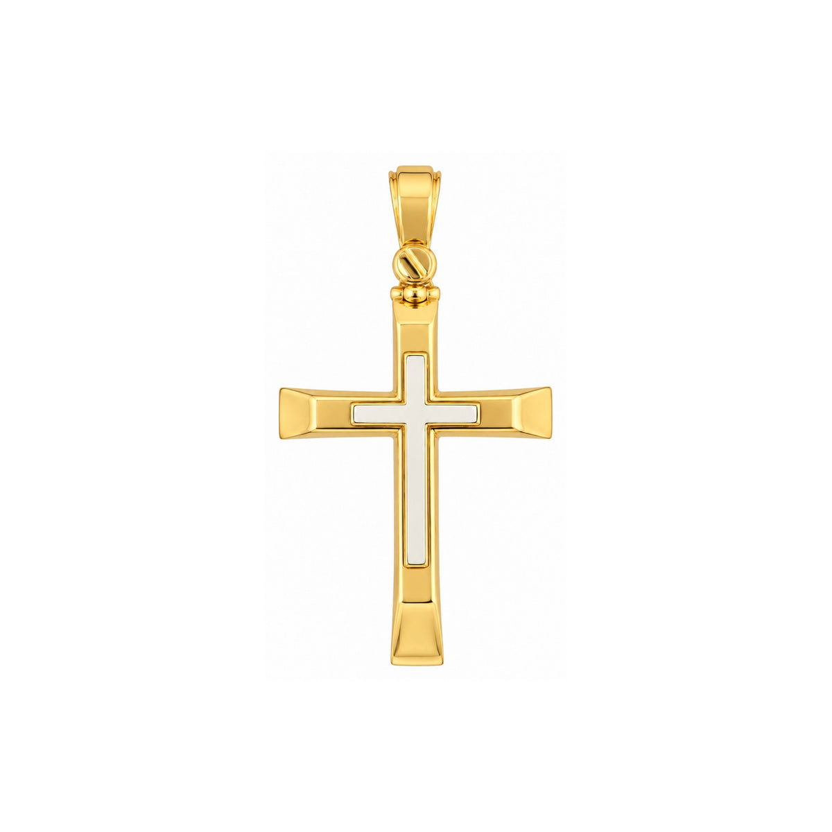 9KT Yellow Gold Cross Pendant