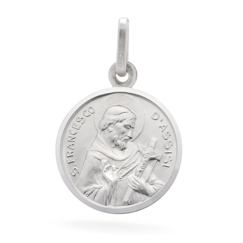 Sterling Silver St Francis Medal