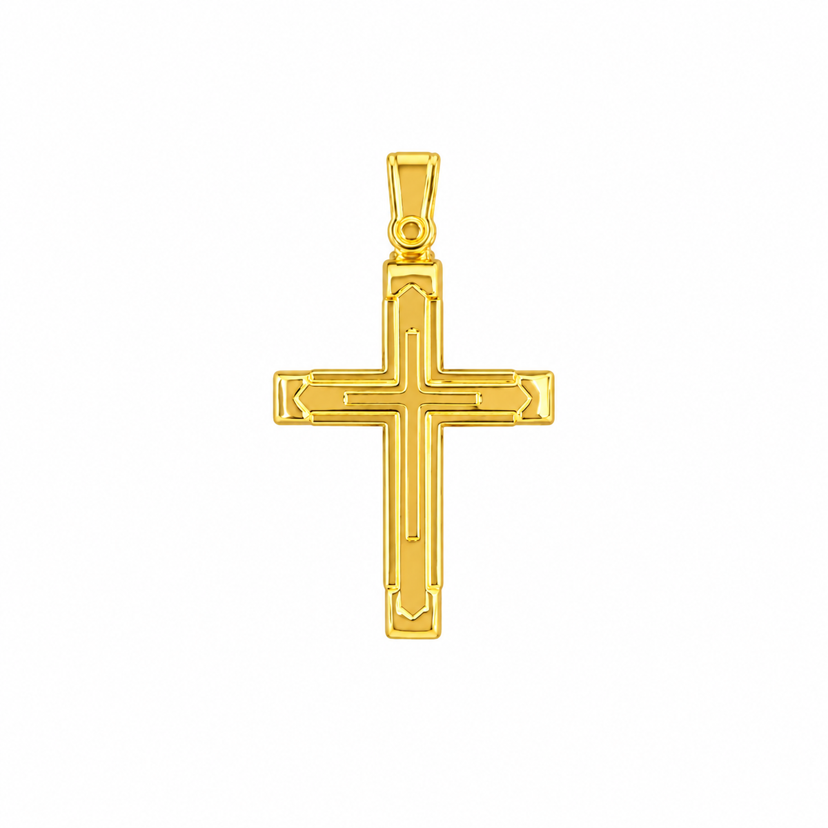 9KT Yellow Gold Cross Pendant