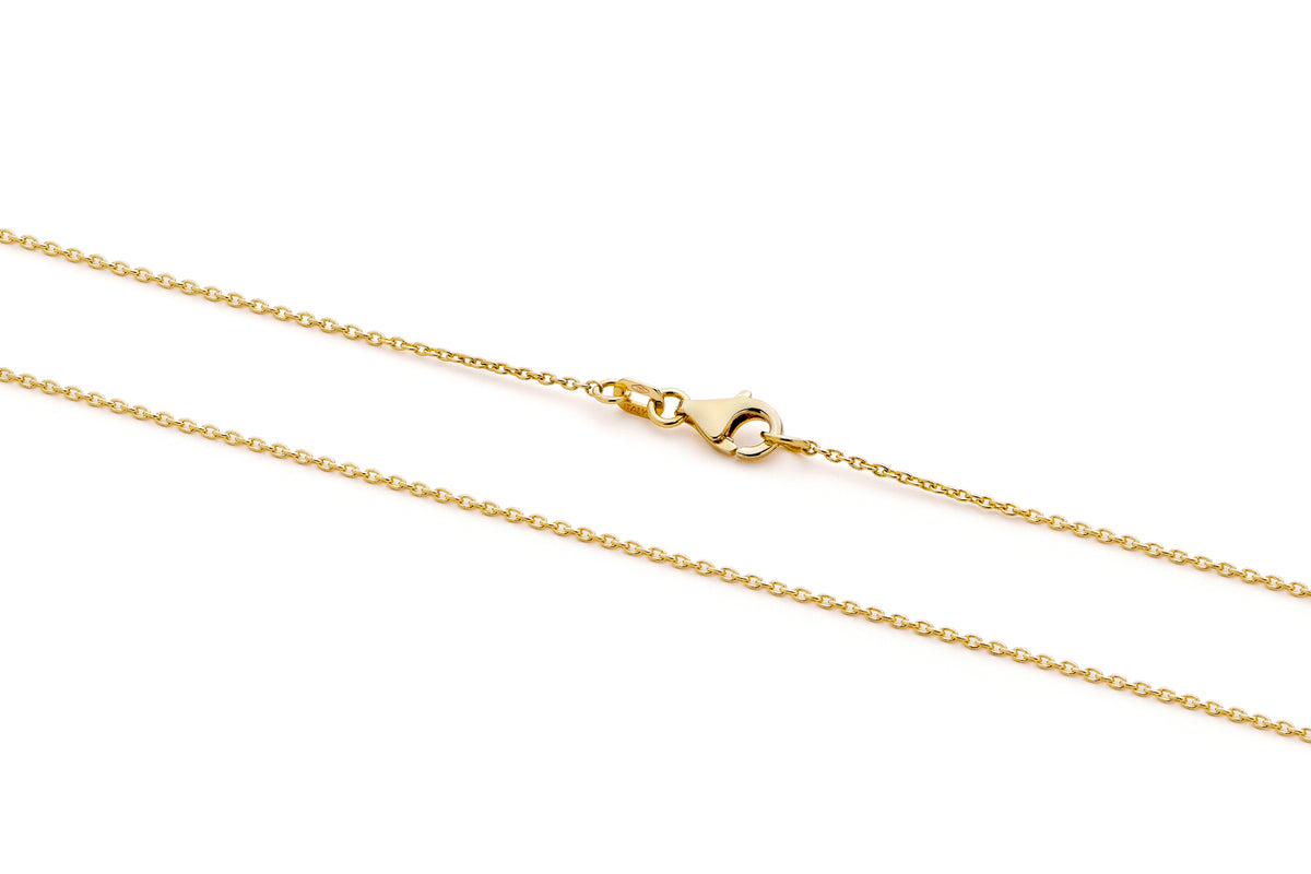 18KT Yellow Gold Cable Chain