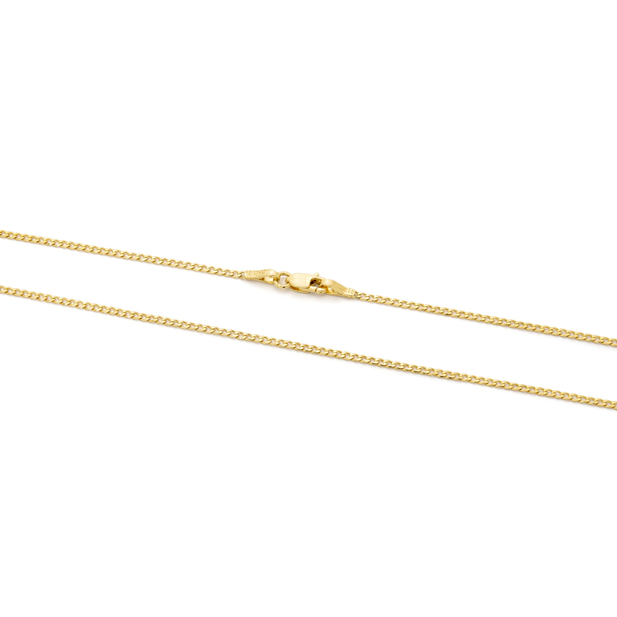 18KT Yellow Gold Curb Chain