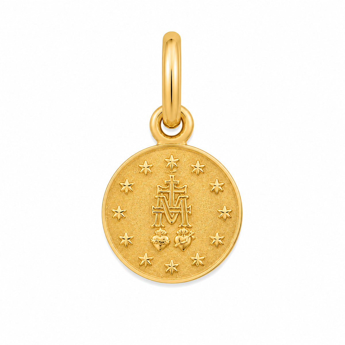 18KT Yellow Gold Our Lady Of Miraculous Medal