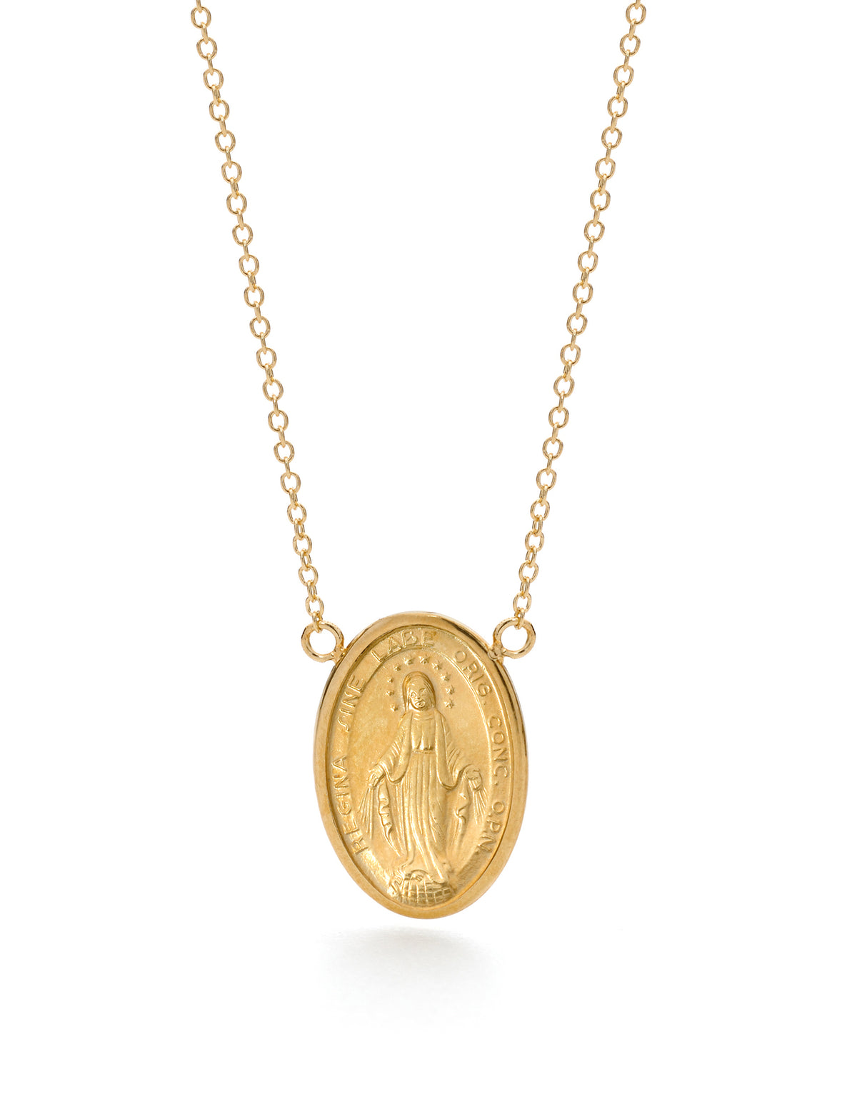 18KT Yellow Gold Lady of Miraculous Necklace