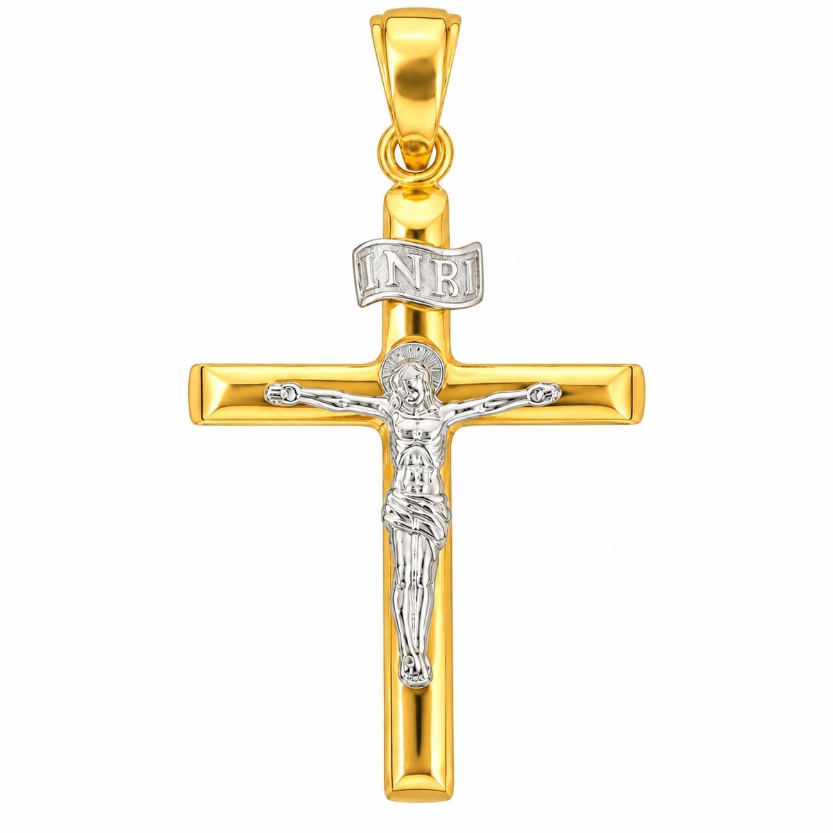 9KT Yellow Gold Cross Pendant