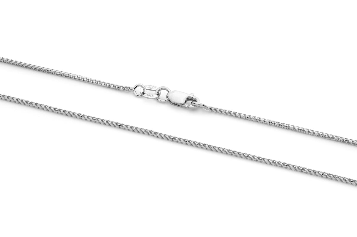 9KT White Gold Franco Chain