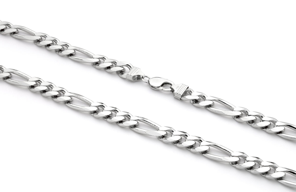 Sterling Silver Figaro Chain
