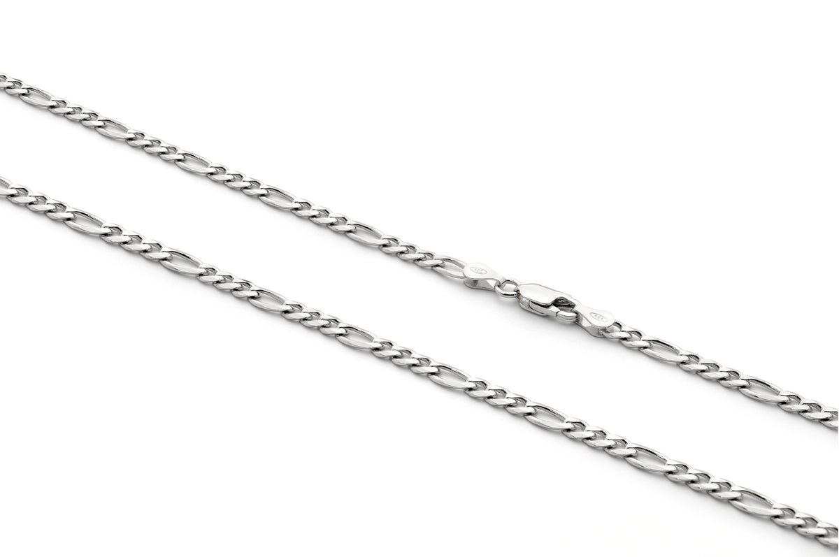 Sterling Silver Figaro Chain