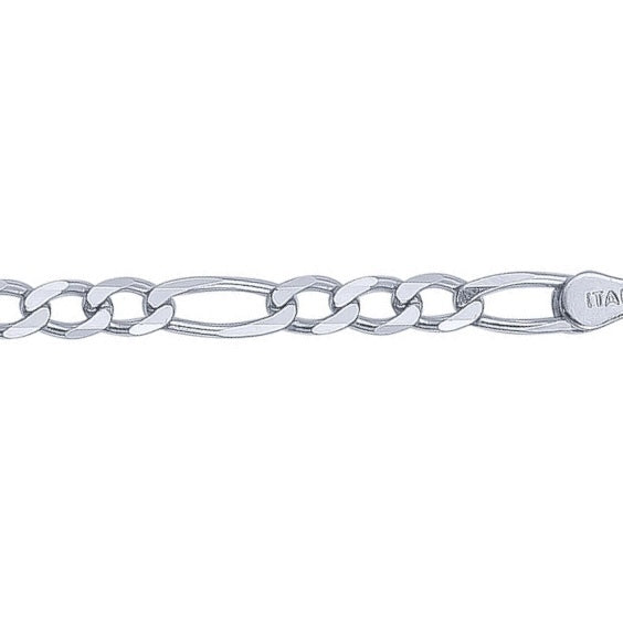 Sterling Silver Figaro Chain
