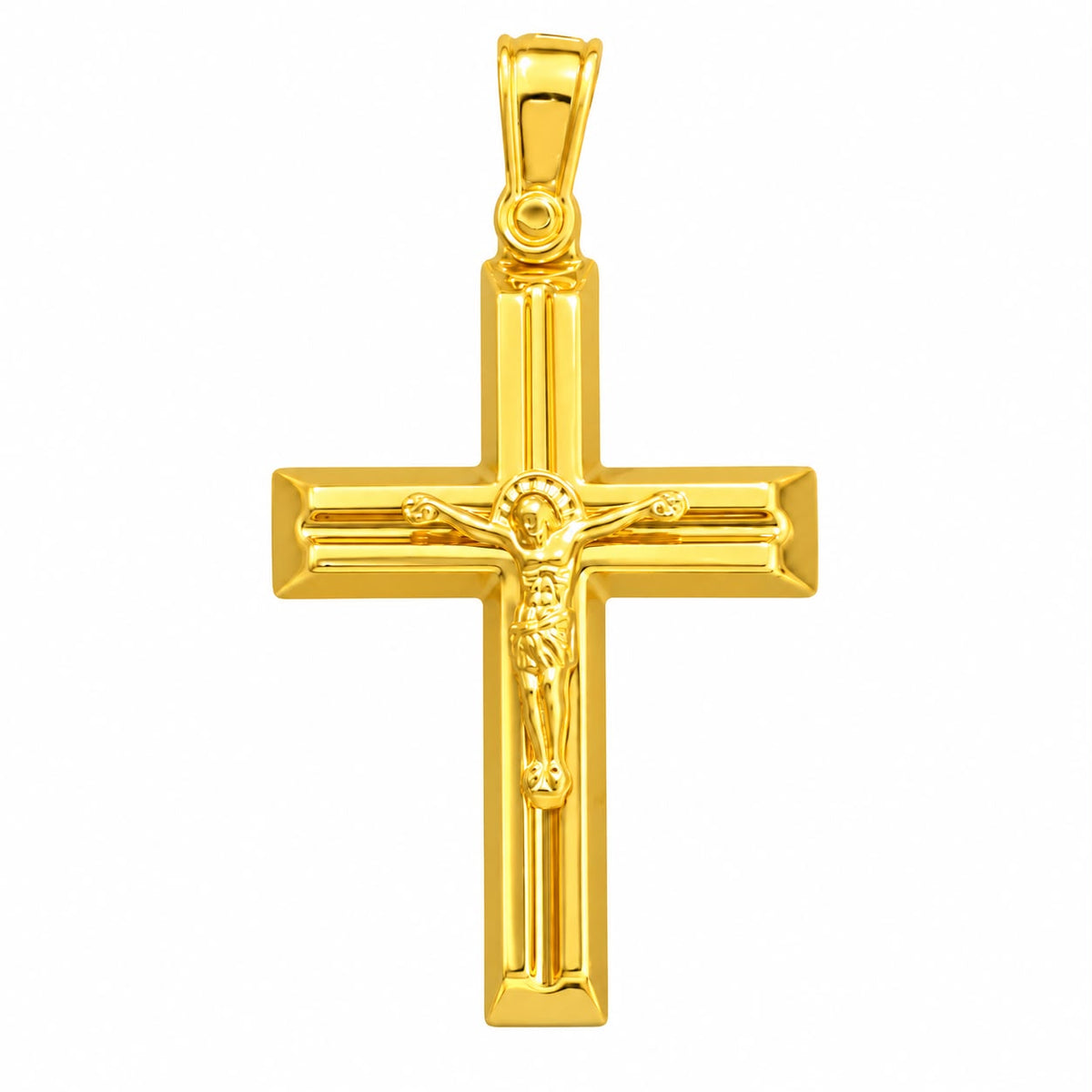 9KT Yellow Gold Cross Pendant