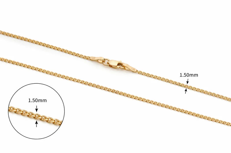 9KT Yellow Gold Gucci Chain